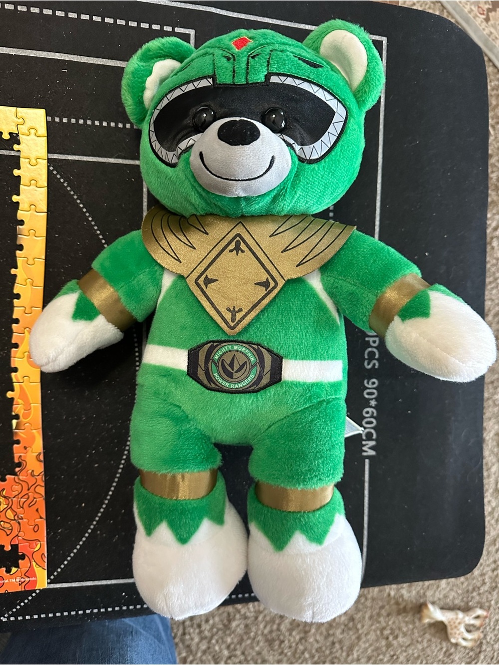 Power Ranger Green Ranger Build a Bear with Gold Accents 25th edition